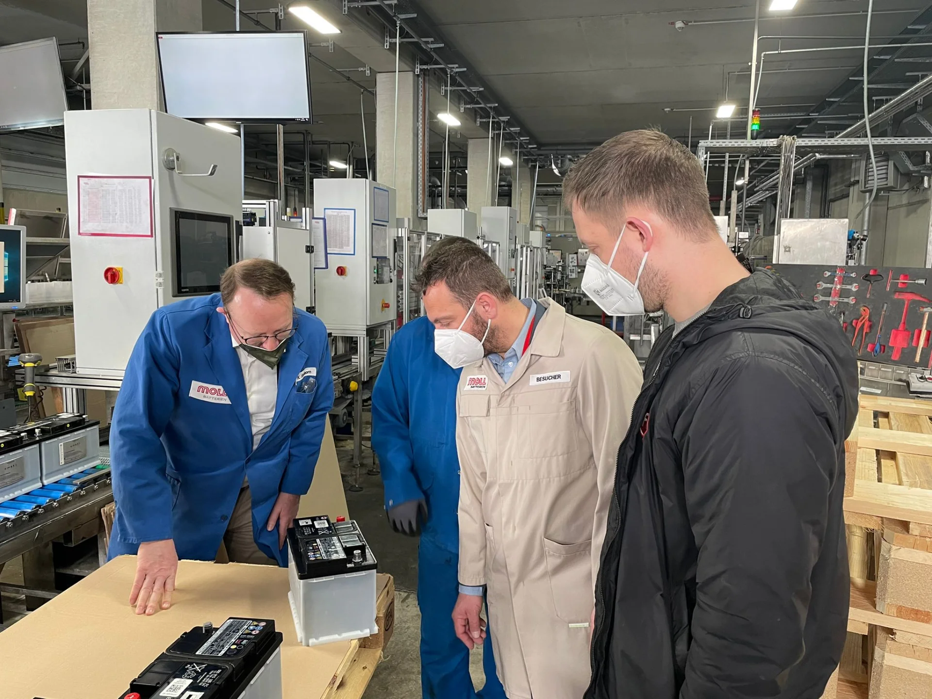 Bad Staffelstein, 23 Mart 2022 – Bad Staffelstein Belediye Başkanı’ndan MOLL Batterien GmbH’ye Ziyaret